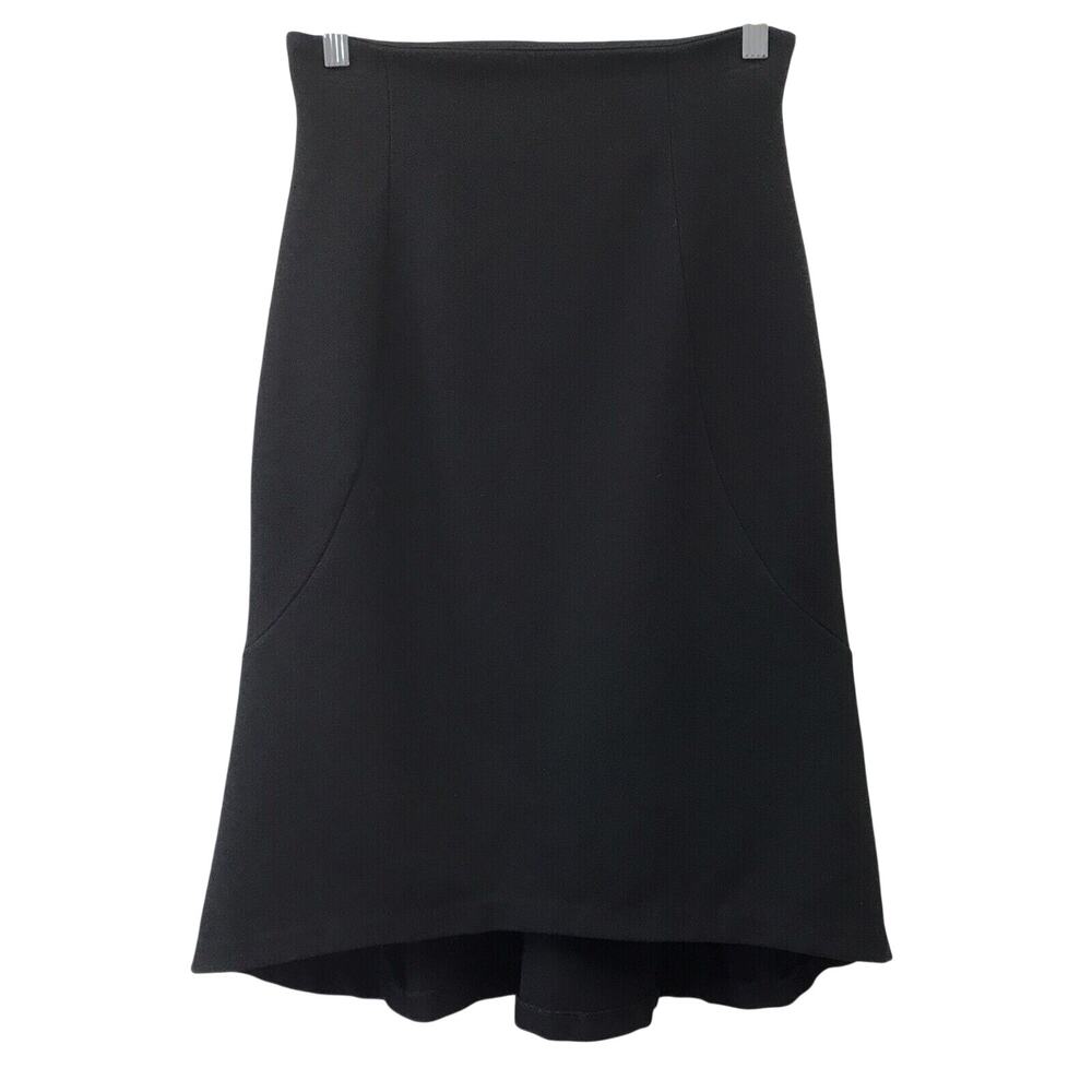 Tracy Reese Skirt Womens 2 Midi Black Lined